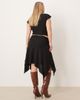 ASOS Curve ASOS DESIGN Curve hanky hem skirt in black - part of a set - 3