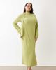 ASOS Curve ASOS DESIGN Curve high neck scarf detail maxi dress in green - 1