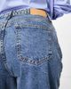 ASOS Curve ASOS DESIGN Curve high rise relaxed mom jeans in mid blue - 4