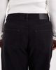 ASOS Curve ASOS DESIGN Curve high rise relaxed roll-up jeans in black - 4