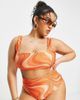 ASOS Curve ASOS DESIGN curve high waist bikini bottom in swirl print-Multi - 1