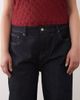 ASOS Curve ASOS DESIGN Curve high waist straight wide leg jeans in rinse-Navy - 4