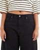 ASOS Curve ASOS DESIGN Curve high waisted barrel leg jeans in black - 4