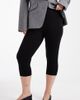 ASOS Curve ASOS DESIGN Curve jersey capri leggings in black - 1