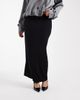 ASOS Curve ASOS DESIGN Curve jersey column maxi skirt in black - 4