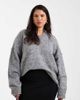 ASOS Curve ASOS DESIGN Curve jersey mini skirt in black - 1