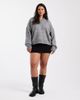 ASOS Curve ASOS DESIGN Curve jersey mini skirt in black - 2