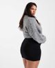 ASOS Curve ASOS DESIGN Curve jersey mini skirt in black - 3