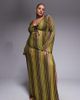ASOS Curve ASOS DESIGN Curve Kenny crochet beach maxi dress in brown-Yellow - 1