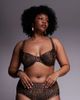 ASOS Curve ASOS DESIGN Curve Kitty high waisted bikini shorts in leopard-Brown - 1