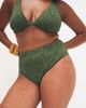 ASOS Curve ASOS DESIGN Curve Kyle high leg high waist bikini bottom in olive-Green - 3
