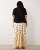ASOS Curve ASOS DESIGN Curve lace hem fishtail maxi skirt in polka-dot print-Multi - 2