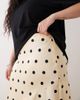 ASOS Curve ASOS DESIGN Curve lace hem fishtail maxi skirt in polka-dot print-Multi - 3