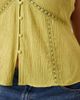 ASOS Curve ASOS DESIGN Curve lace trim vest in green - 4