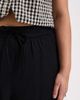 ASOS Curve ASOS DESIGN Curve linen blend shorts in black - 2