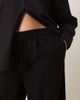 ASOS Curve ASOS DESIGN Curve linen look pull on pants in black - part of a set - 3