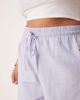 ASOS Curve ASOS DESIGN Curve linen look pull on pants in blue - 2