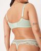 ASOS Curve ASOS DESIGN Curve Lola lace thong in pale green - 3