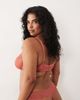 ASOS Curve ASOS DESIGN Curve Lola lace thong in terracotta-Brown - 2