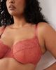 ASOS Curve ASOS DESIGN Curve Lola lace underwire bra in terracotta-Brown - 4