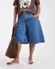 ASOS Curve ASOS DESIGN Curve longer bermuda shorts in mid blue - 2