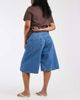 ASOS Curve ASOS DESIGN Curve longer bermuda shorts in mid blue - 4