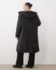ASOS Curve ASOS DESIGN Curve longline rain coat with borg liner in black - 4