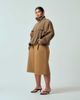 ASOS Curve ASOS DESIGN Curve longline tailored cullottes in camel-Black - 4