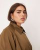 ASOS Curve ASOS DESIGN Curve longline trench coat in khaki-Brown - 4