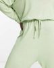 ASOS Curve ASOS DESIGN Curve lounge super soft jumpsuit in sage-Neutral - 3