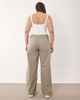 ASOS Curve ASOS DESIGN Curve low rise baggy jeans in sage-Green - 2