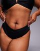 ASOS Curve ASOS DESIGN Curve Maya Honolulu v-waist bikini bottom in black - 1