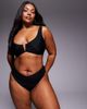 ASOS Curve ASOS DESIGN Curve Maya Honolulu v-waist bikini bottom in black - 2