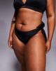 ASOS Curve ASOS DESIGN Curve Maya Leblon high leg tie side bikini bottom in black - 2