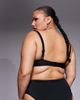 ASOS Curve ASOS DESIGN Curve Maya Marina del Rey high apex plunge underwire bikini top in black - 3