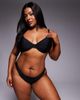 ASOS Curve ASOS DESIGN Curve Maya Mila underwire bikini top in black - 2