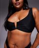 ASOS Curve ASOS DESIGN Curve Maya Nissi v-wire bikini top in black - 2