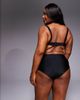 ASOS Curve ASOS DESIGN Curve Maya Santa Monica chunky triangle bikini top in black - 4