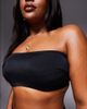 ASOS Curve ASOS DESIGN Curve Maya St Lucia hidden underwire bandeau bikini top in black - 4