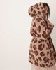 ASOS Curve ASOS DESIGN Curve microfleece mini robe in leopard print-Multi - 3