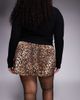 ASOS Curve ASOS DESIGN Curve mini skirt in leopard print-Brown - 4