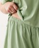 ASOS Curve ASOS DESIGN Curve mix & match cotton pajama flippy shorts in pistachio green - 4