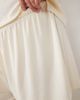 ASOS Curve ASOS DESIGN Curve mix & match ribbed pajama flippy shorts in ivory-White - 3