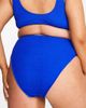 ASOS Curve ASOS DESIGN Curve mix and match crinkle high leg high waist bikini bottom in cobalt blue - 2
