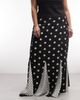 ASOS Curve ASOS DESIGN Curve mixed print godet maxi skirt-Multi - 2