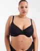 ASOS Curve ASOS DESIGN Curve molded t-shirt bra in black - 3