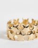 ASOS Curve ASOS DESIGN Curve molten gold ring - 2