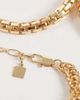 ASOS Curve ASOS DESIGN Curve multi-pack of bracelets with mixed chains in gold tone - 2