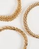 ASOS Curve ASOS DESIGN Curve multi-pack of bracelets with mixed chains in gold tone - 3