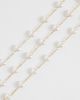 ASOS Curve ASOS DESIGN Curve multi-row dainty bracelet with faux pearls in gold tone-Silver - 2